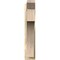 Ekena Millwork Westlake Slat Rough Sawn Outlooker, Douglas Fir, 6"W x 24"D x 32"H OUT06X24X32WTL06RDF - alternate 4